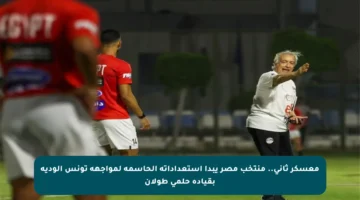 معسكر ثاني.. منتخب مصر يبدأ استعداداته الحاسمة لمواجهة تونس الودية بقيادة حلمي طولان